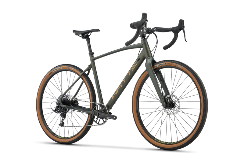 Whyte Glencoe Gravel Adventure Bike 2023 Matt Moss/Gold/Heather-1